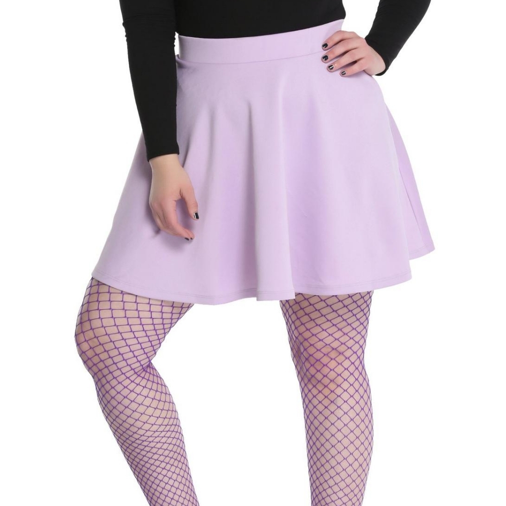Hot Topic lavender skater/circle skirt